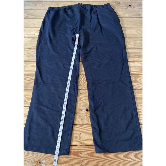 NEW Seed To Style Solid French Terry Pull On Pants Size XL Women’s Black - Picture 7 of 10